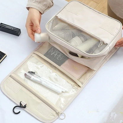 Waterproof Hanging Toiletry And Makeup Organizer Bag With Hook 1