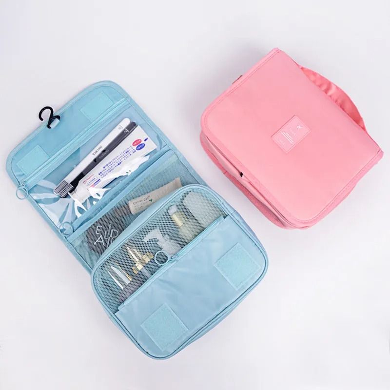 Waterproof Hanging Toiletry And Makeup Organizer Bag With Hook 3
