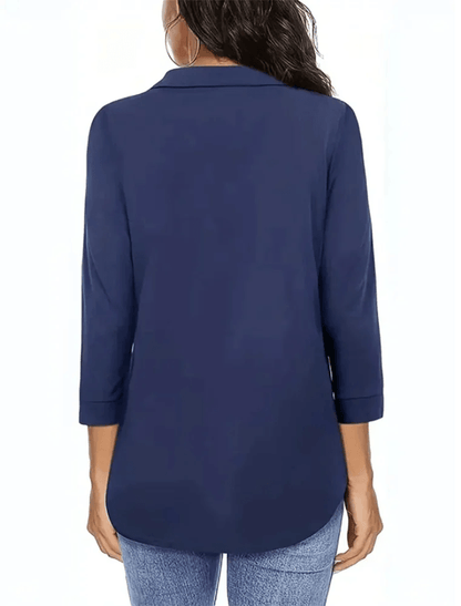 BreezeFlow Loose Fit Three Quarter Sleeve Blouse 3