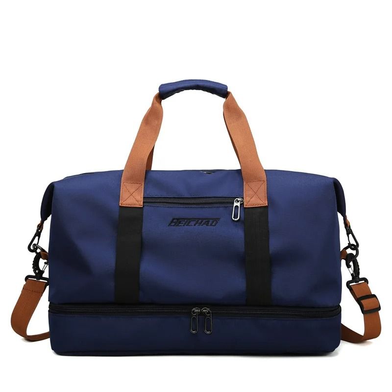 Travel Gym Bag With Shoe Compartment And Dry Wet Separation For Weekend Or Fitness Use 9