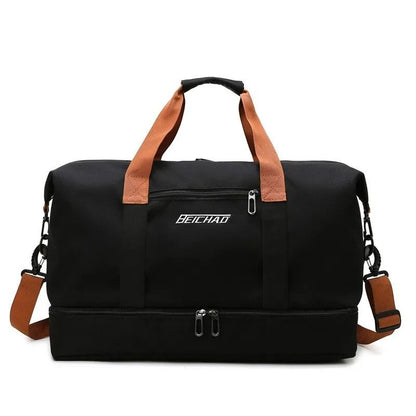 Travel Gym Bag With Shoe Compartment And Dry Wet Separation For Weekend Or Fitness Use 8