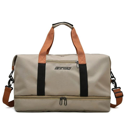 Travel Gym Bag With Shoe Compartment And Dry Wet Separation For Weekend Or Fitness Use 10