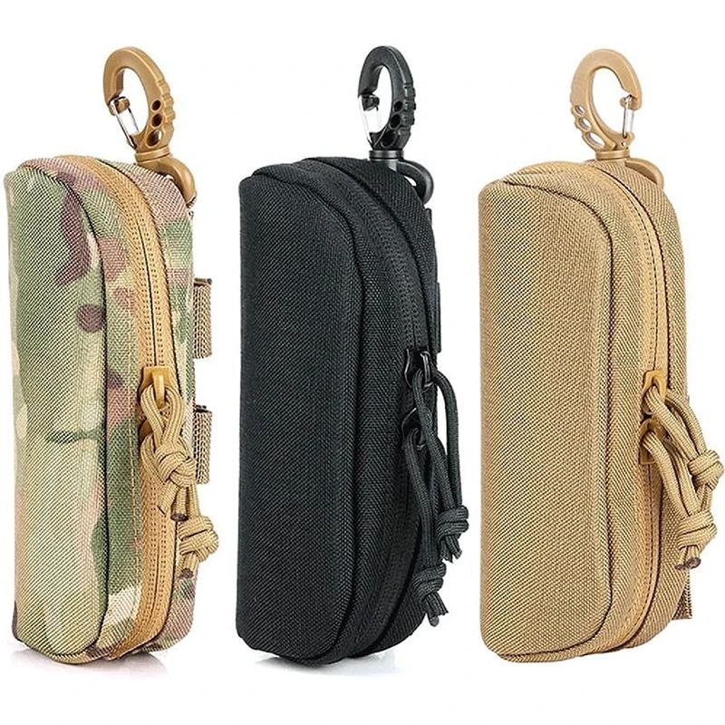 Tactical MOLLE Sunglasses Case Shockproof Protective Eyewear Pouch