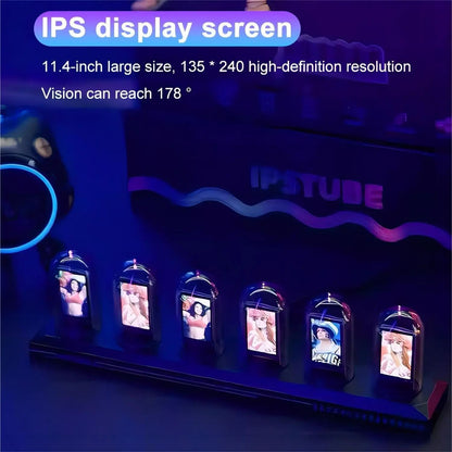 RGB Tube Clock With App Control And Custom Display 2
