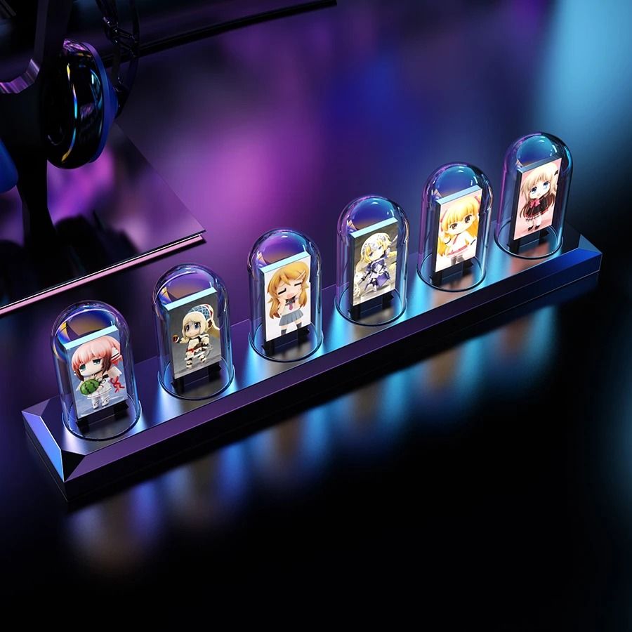 RGB Tube Clock With App Control And Custom Display 5