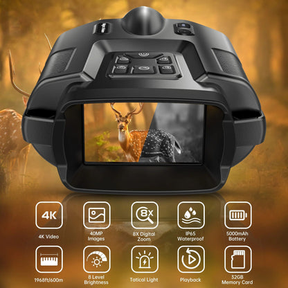 Digital Infrared Night Vision Binoculars With Rechargeable Power 1