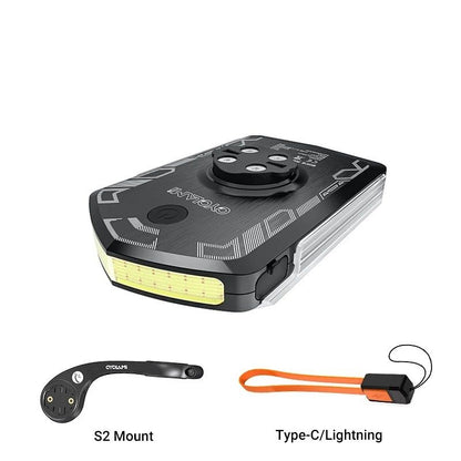 Bicycle Daylight Headlight With 5000 MAh Battery For Enhanced Safety 8