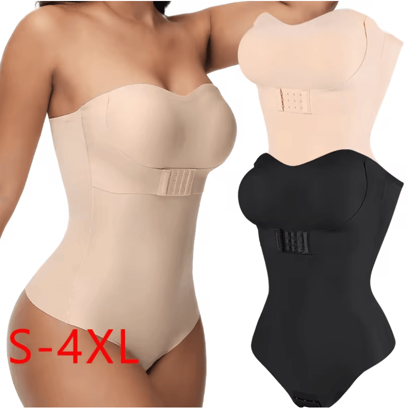 CurveSculpt Bra Lifter Thong Bodysuit
