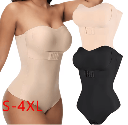 CurveSculpt Bra Lifter Thong Bodysuit