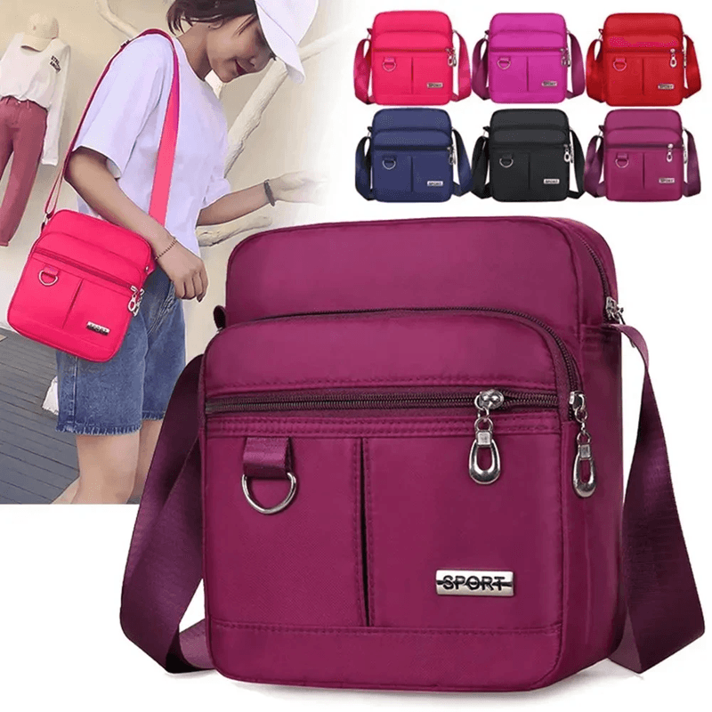 AquaGuard Waterproof Nylon Crossbody Bag
