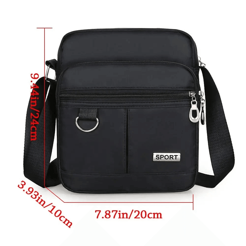 AquaGuard Waterproof Nylon Crossbody Bag 2
