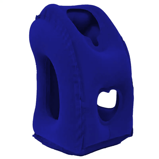 RestEase Inflatable Travel Pillow With Chin Support 7