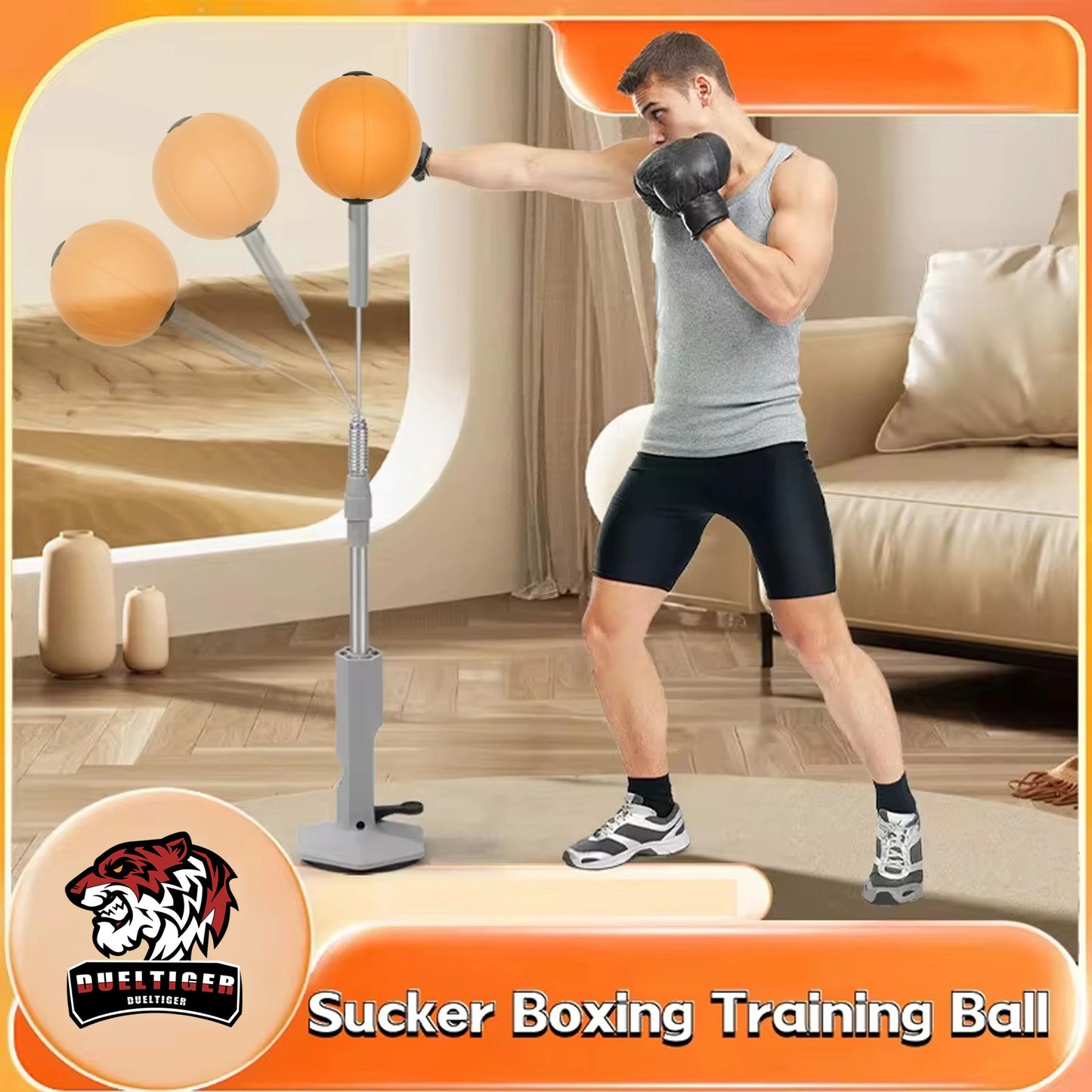 Lightweight Suction Cup Boxing Reflex Bag for Reaction Training