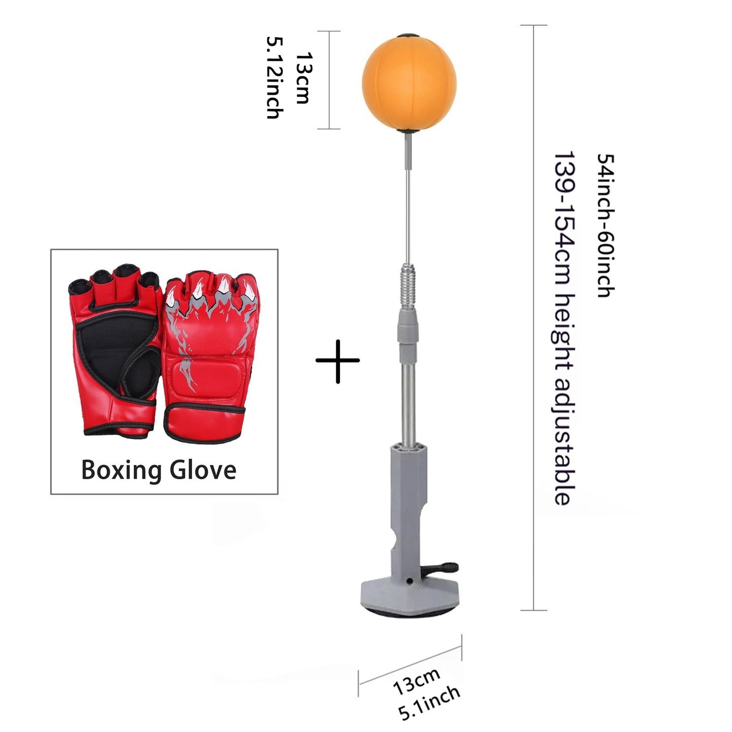 Lightweight Suction Cup Boxing Reflex Bag For Reaction Training 7