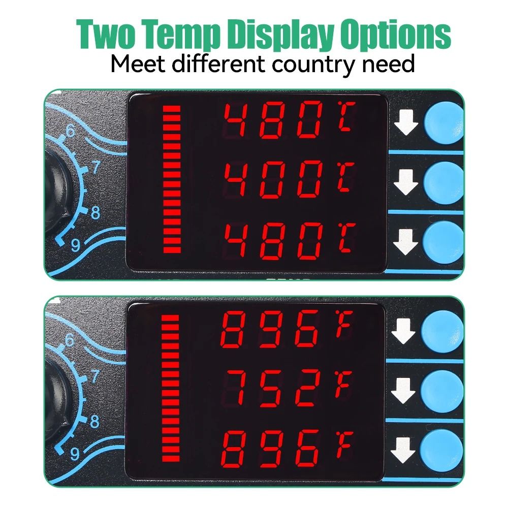 1200 W Preheating Rework Station With Hot Air And Soldering Iron 2