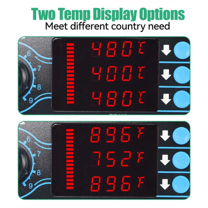 1200 W Preheating Rework Station With Hot Air And Soldering Iron 2