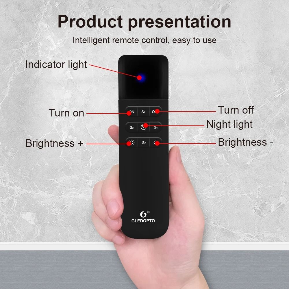 Smart Wireless LED Remote Control Night Light 3