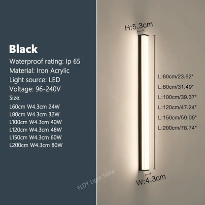 Modern Waterproof Outdoor LED Wall Light 6