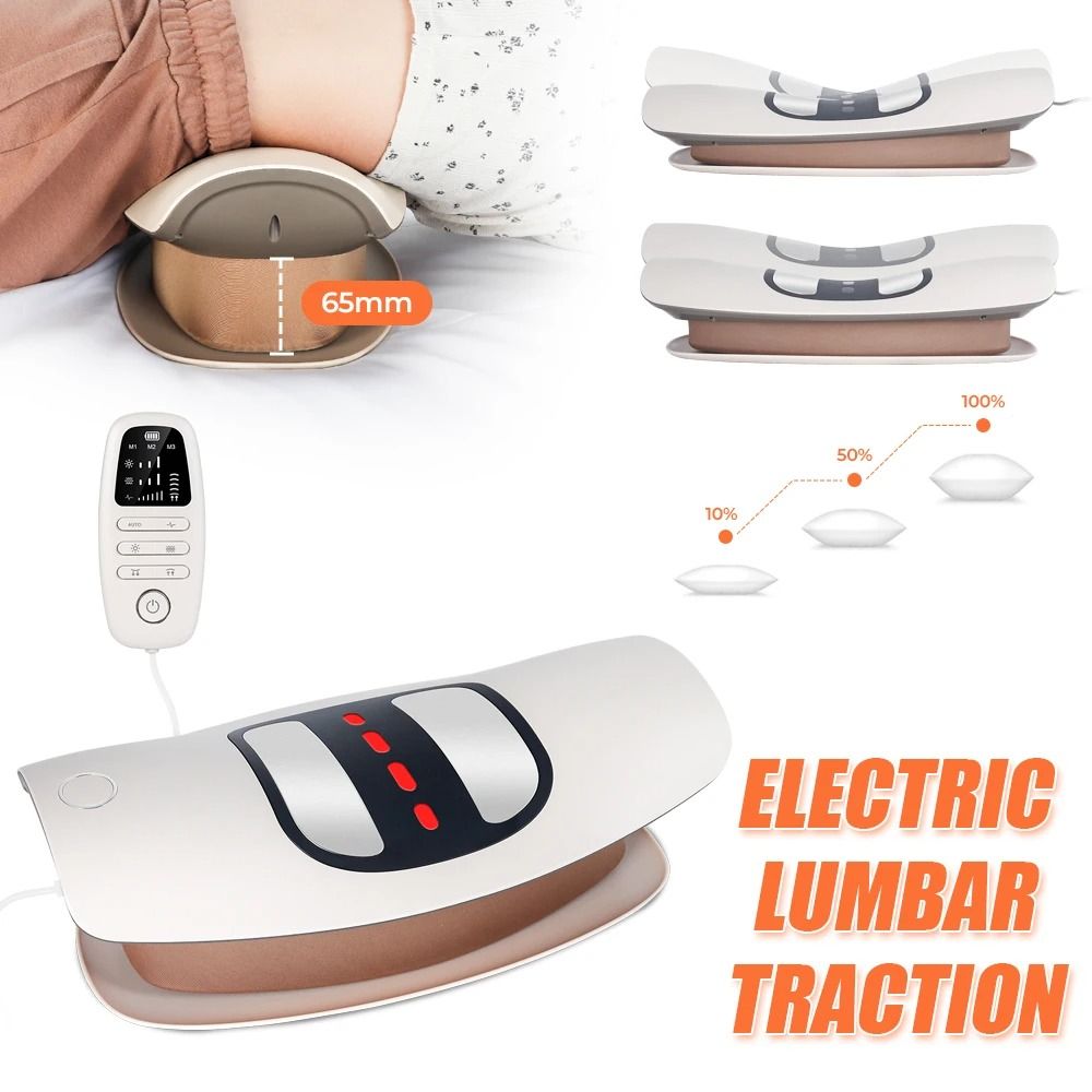 Electric Lumbar Traction And Vibration Back Massager 2