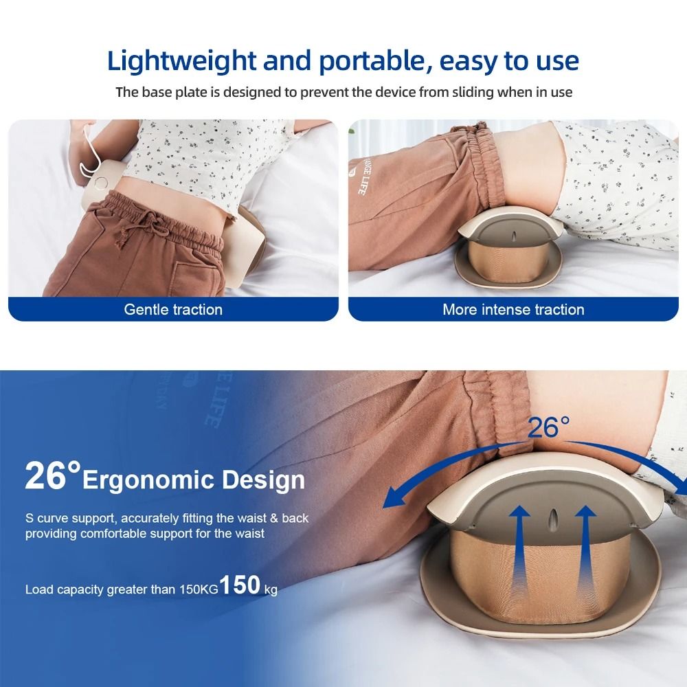 Electric Lumbar Traction And Vibration Back Massager 4