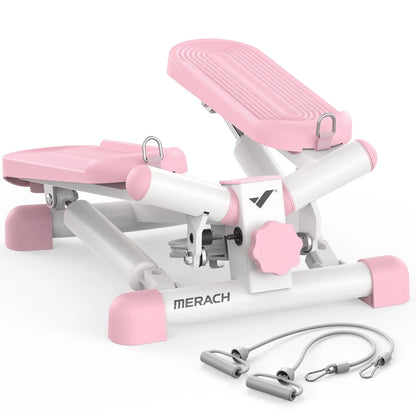Compact Twist Stepper With Resistance Bands 6
