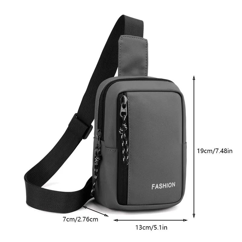 Casual Oxford Crossbody Bag For Men With Adjustable Shoulder Strap 9