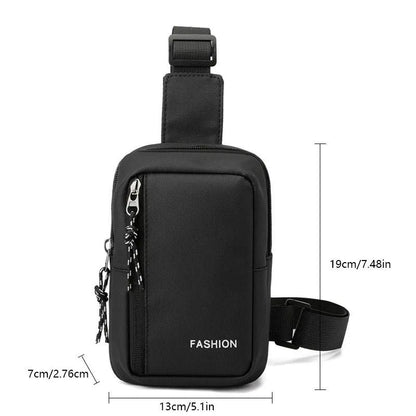 Casual Oxford Crossbody Bag For Men With Adjustable Shoulder Strap 3