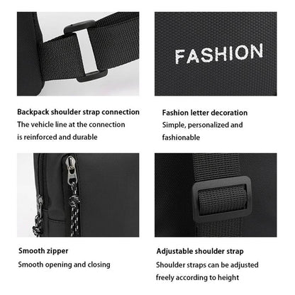Casual Oxford Crossbody Bag For Men With Adjustable Shoulder Strap 4