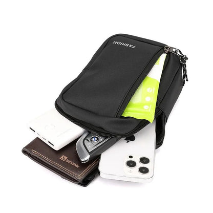 Casual Oxford Crossbody Bag For Men With Adjustable Shoulder Strap 6