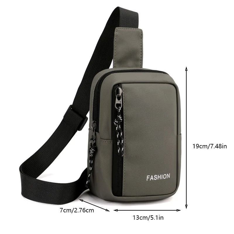 Casual Oxford Crossbody Bag For Men With Adjustable Shoulder Strap 7