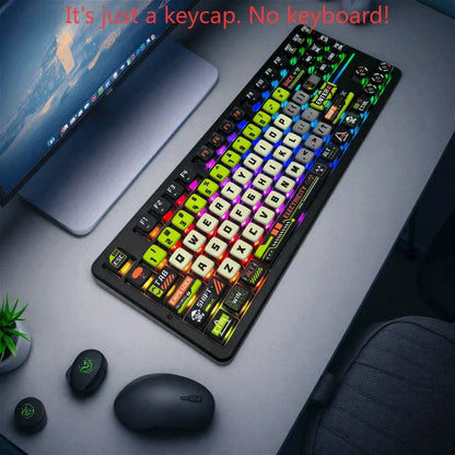 Translucent 125 Key Mechanical Keyboard Keycap Set 1