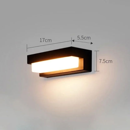 Solar LED Outdoor Wall Lamp 7