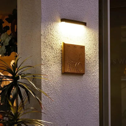 LED Solar Magnetic Wall Light Waterproof Outdoor Night Lamp For Garden Patio Yard Path 2