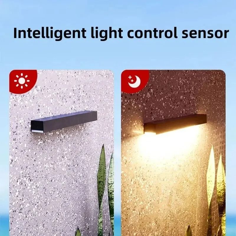 LED Solar Magnetic Wall Light Waterproof Outdoor Night Lamp For Garden Patio Yard Path 5