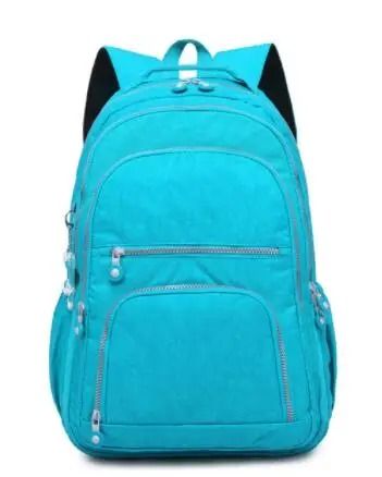 Aesthetic Waterproof Nylon School Backpack For Women And Teen Girls With Multiple Sizes 9