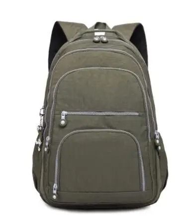 Aesthetic Waterproof Nylon School Backpack For Women And Teen Girls With Multiple Sizes 11