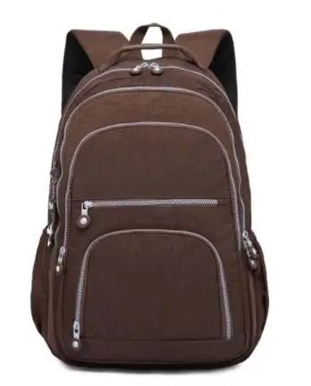Aesthetic Waterproof Nylon School Backpack For Women And Teen Girls With Multiple Sizes 13