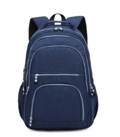 Aesthetic Waterproof Nylon School Backpack For Women And Teen Girls With Multiple Sizes 15
