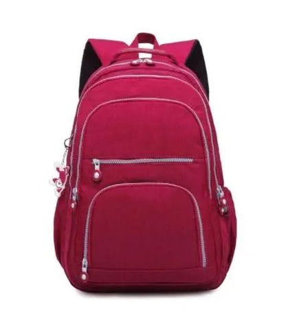 Aesthetic Waterproof Nylon School Backpack For Women And Teen Girls With Multiple Sizes 16