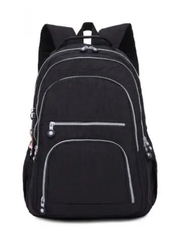 Aesthetic Waterproof Nylon School Backpack For Women And Teen Girls With Multiple Sizes 8