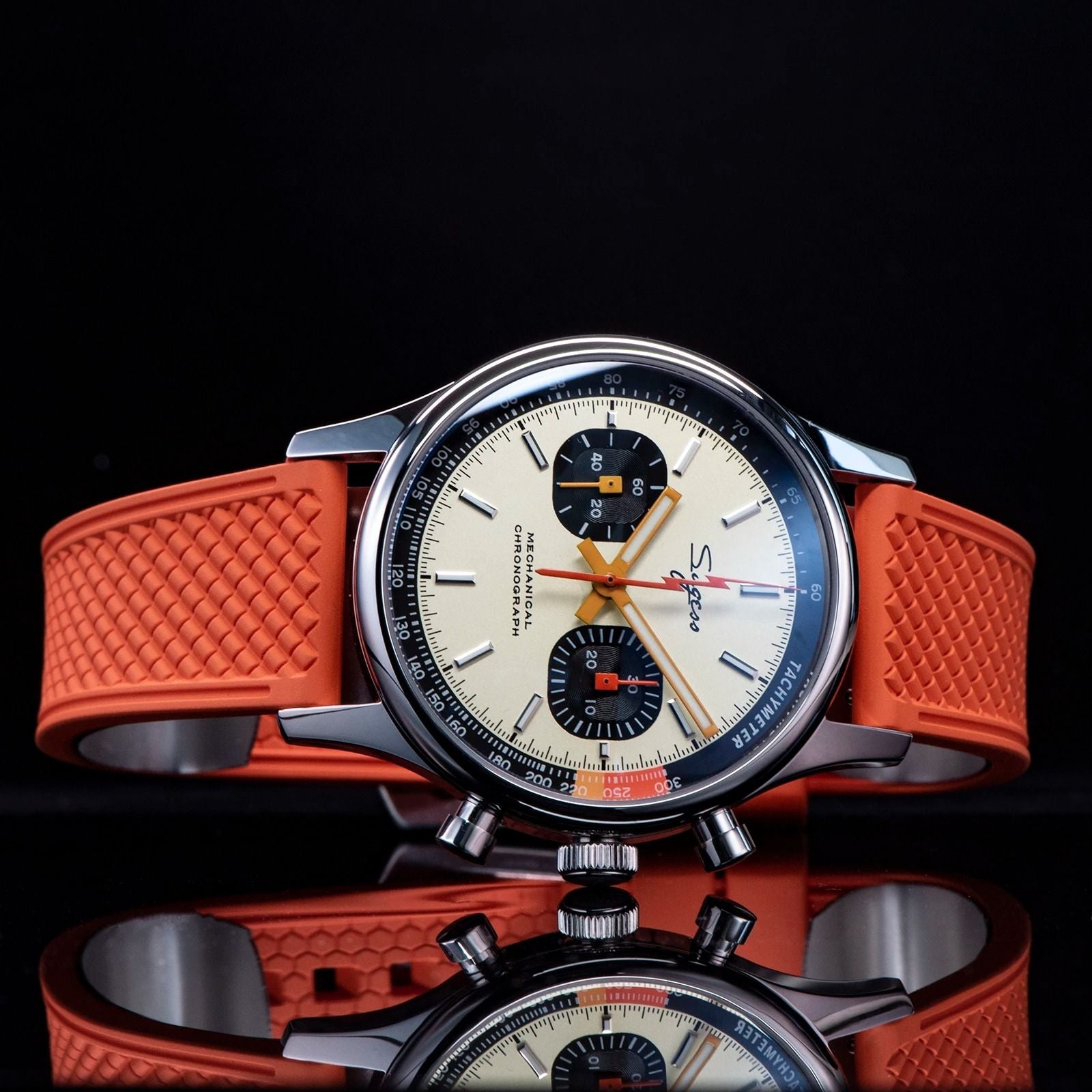 Mechanical Pilot Chronograph Watch 2