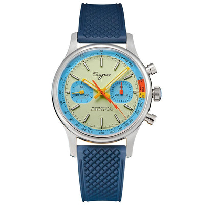 Mechanical Pilot Chronograph Watch 12