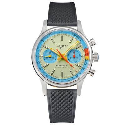 Mechanical Pilot Chronograph Watch 13