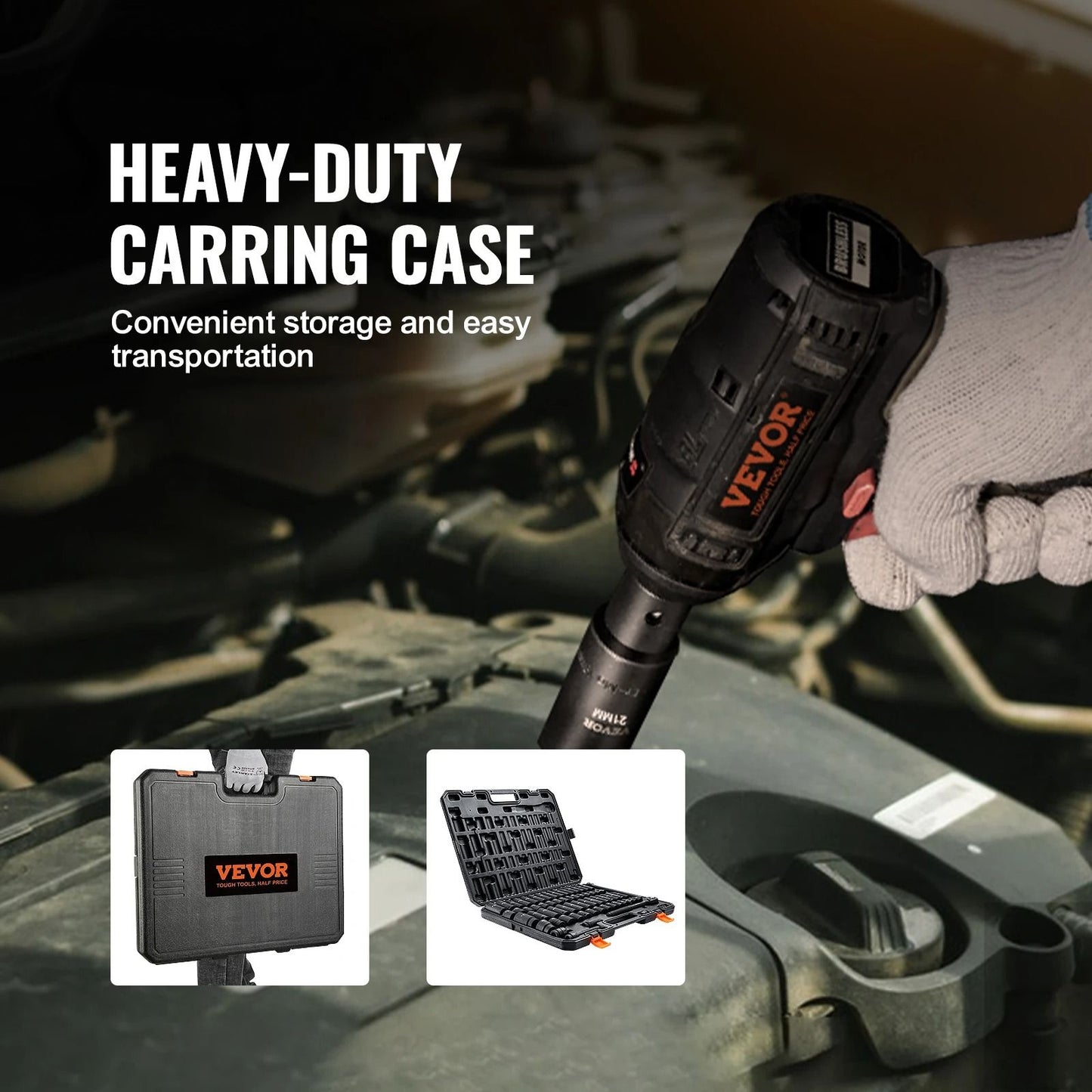Heavy Duty 6 Point Impact Socket Set For Auto Repair 5