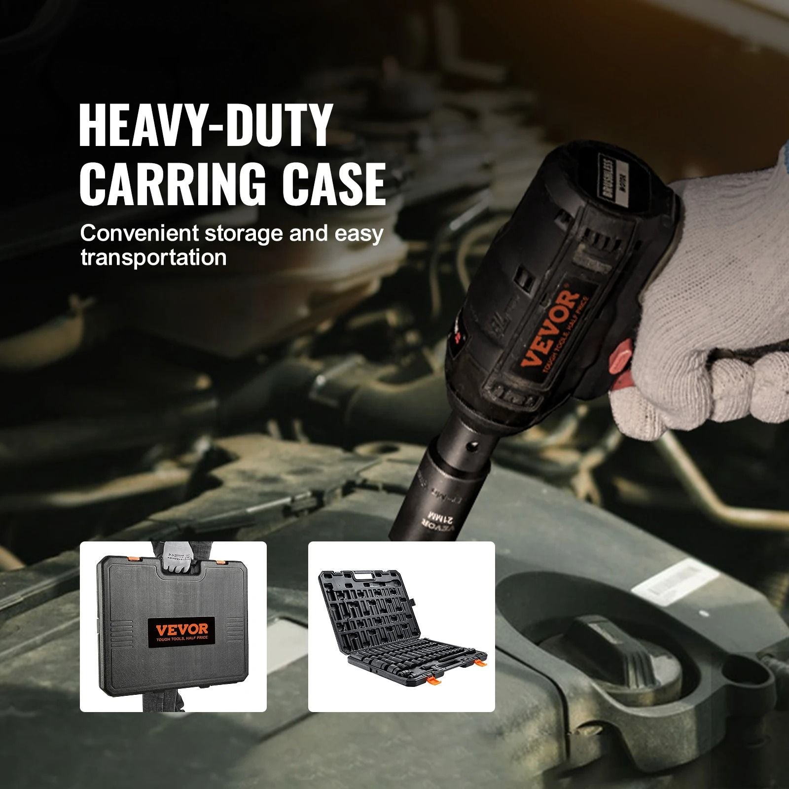 Heavy Duty 6 Point Impact Socket Set For Auto Repair 5