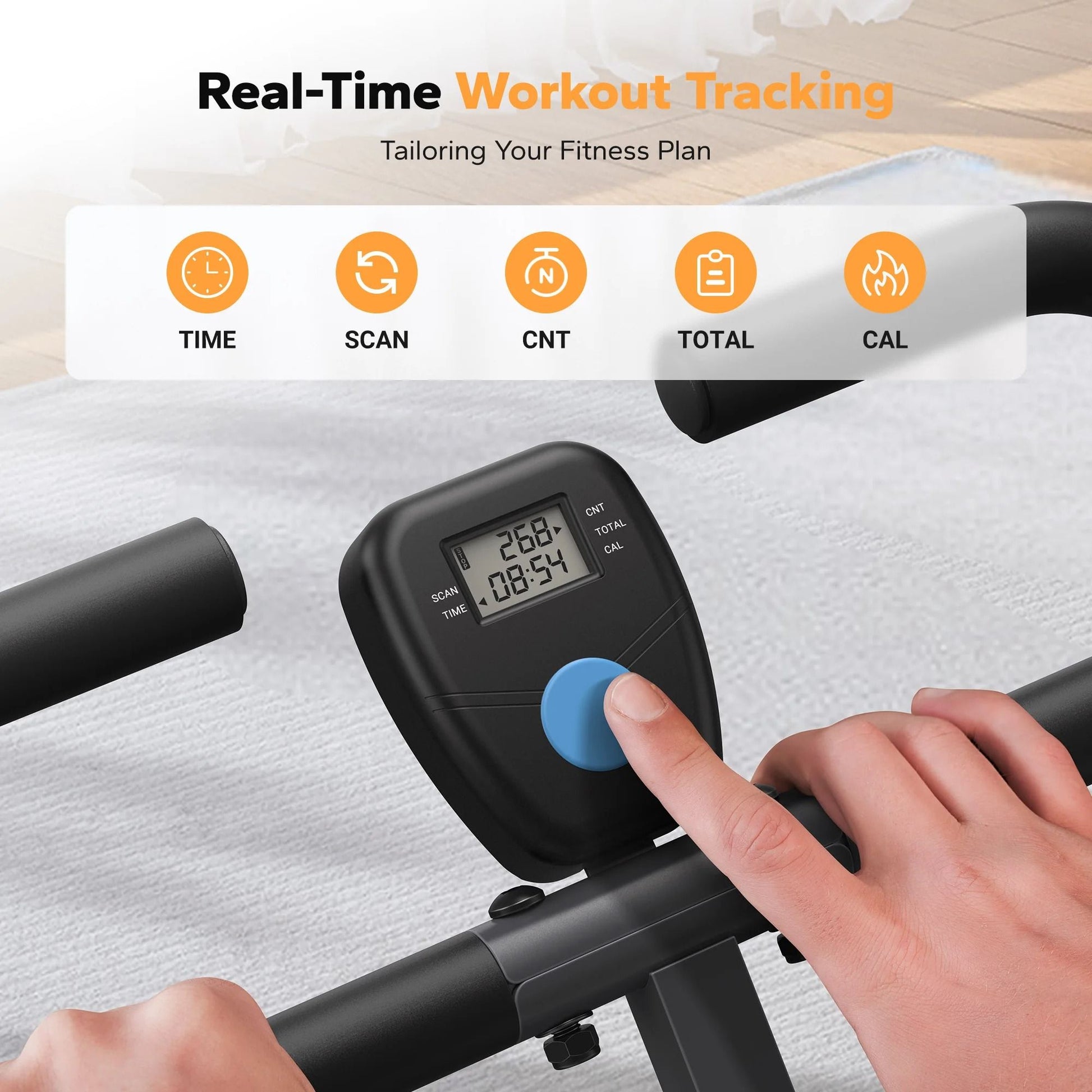 Adjustable Foldable Squat Rowing Trainer 4