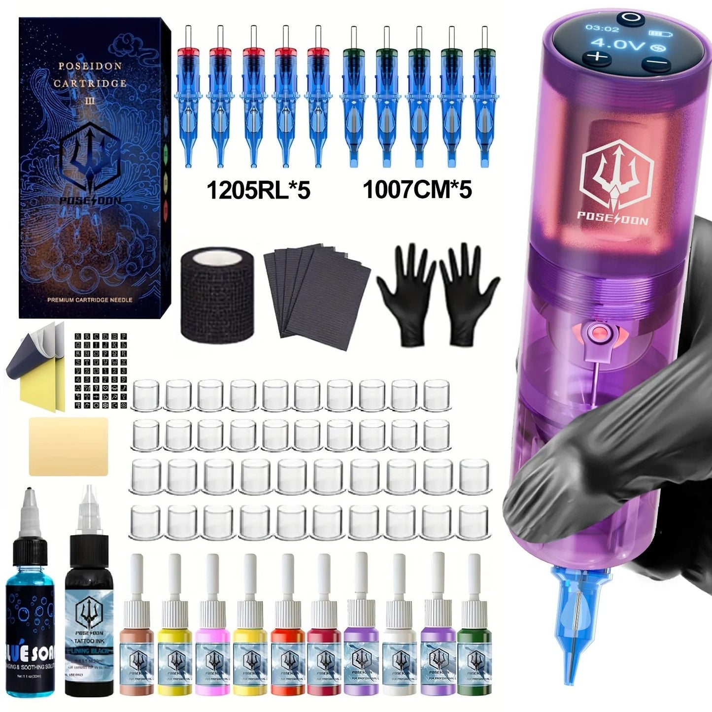 Wireless Tattoo Power Kit For Permanent Makeup