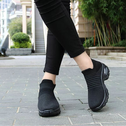 AirLift Womens Breathable Platform Mesh Sneakers 1