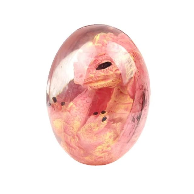 MythicCore Lava Dragon Egg Sculpture  Crystal Resin Fantasy Decor 9