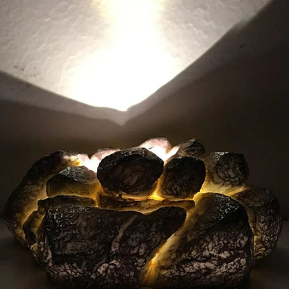 MythicCore Lava Dragon Egg Sculpture  Crystal Resin Fantasy Decor 3